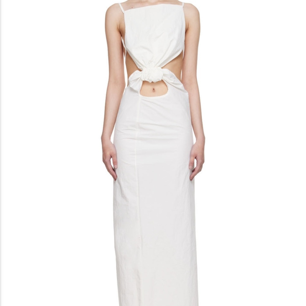 Christopher Esber nylon maxi dress